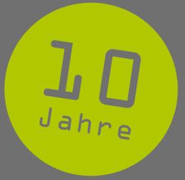 Bild zeigt 10 Jahre Logo (vergrößerte Bildansicht wird geöffnet)